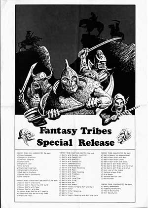 Fantasy Tribe Special Release Flyer