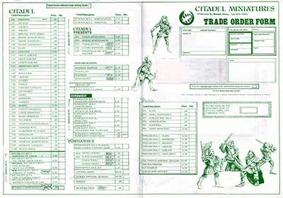 November Trade Order Form