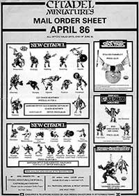 April 1986 Flyer front