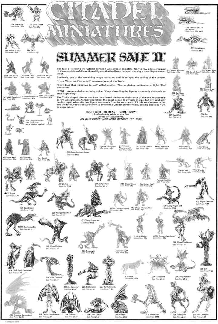 1986 Summer Sale 2 Flyer