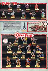 D3 Chaos Dwarfs / C29 Giant Scorpion / CH6 Chaos Thugs