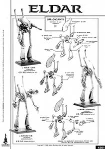 RT403 Eldar Dreadnought - June 1988 Flyer