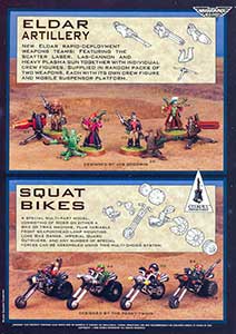 RT404 Eldar Artillery / RT305 Squat Bikes - White Dwarf 103