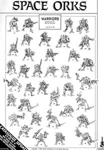 Space Ork Warriors - White Dwarf 104