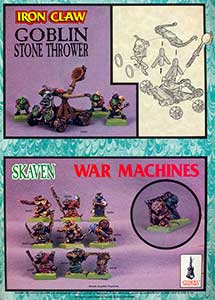 Iron Claw Goblin Stone Thrower / Skaven War Machines - White Dwarf 105