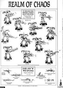 Chaos Renegades Heavy Weapons - White Dwarf 107