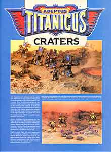 Adeptus Titanicus Craters - White Dwarf 111