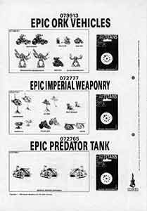 Epic - August 1989 Flyer