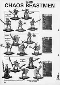 Chaos Beastmen of Slaanesh