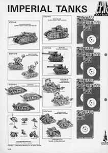 Epic Imperial Tanks