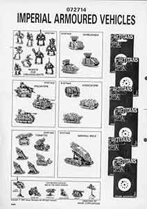 Epic Imperial Armoured Vehicles