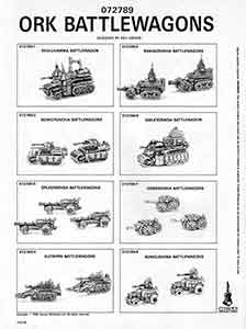 Epic Ork Battlewagons