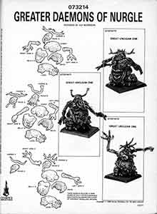 Greater Daemons of Nurgle