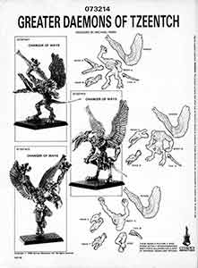 Greater Daemons of Tzeentch