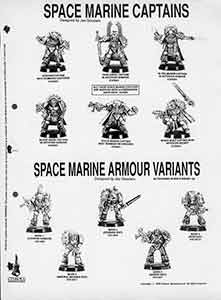 Space Marine Captains / Armour Variants
