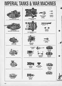 Epic Imperial Tanks & War Machines