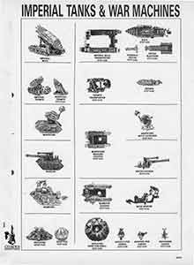 Epic Imperial Tanks & War Machines