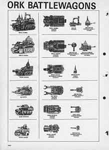 Epic Ork Battlewagons