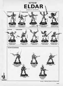 Eldar Guardians & Harlequins