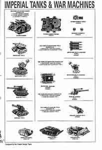 Epic Imperial Tanks & War Machines