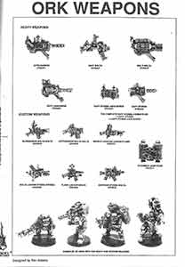 Ork Weapons