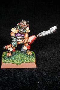 Warrior with Naginata