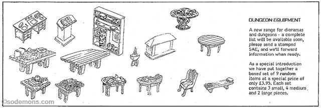 DS2 Dungeon Equipment - August 1984 Flyer