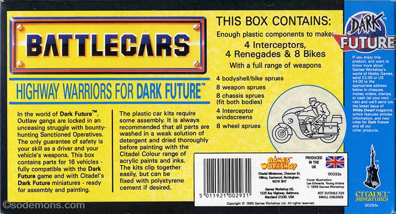 PBS4 Battlecars Box back