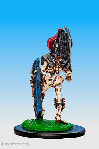 Skeleton Guardsman of Chaos with Sword and Shield (BA20)