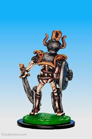 Skeleton Guardsman of Chaos - Guard Captain (BA22)
