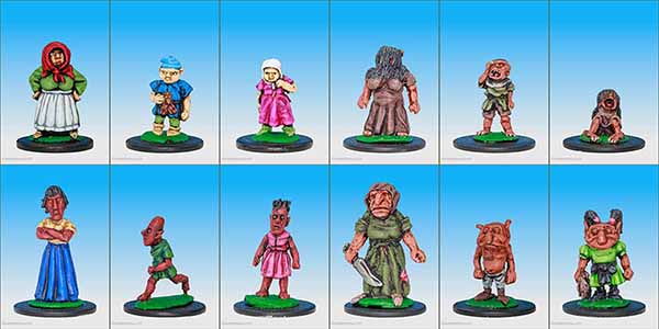 Painted Women and Children