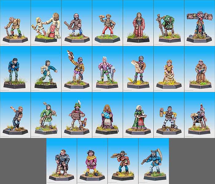 Painted July 1985 C46 Villagers 