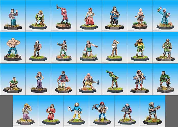 Painted June 1987 C46 Villagers