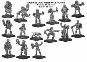 C46 Townsfolk & Villagers <br>Easter 1989 Mail Order Flyer