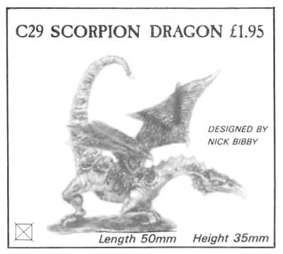 C29 Scorpion Tailed Dragon / Scorpion Dragon / Young Wyvern