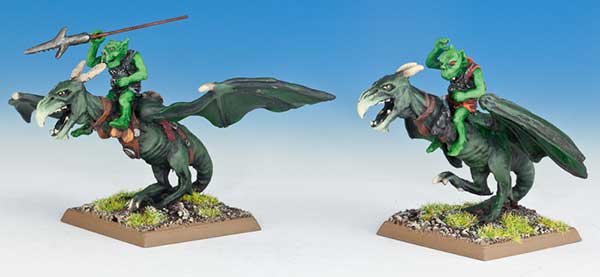 Fantasy Tribe FTO13-2 & FTO13-1 Orc Riding Giant War Wyvern