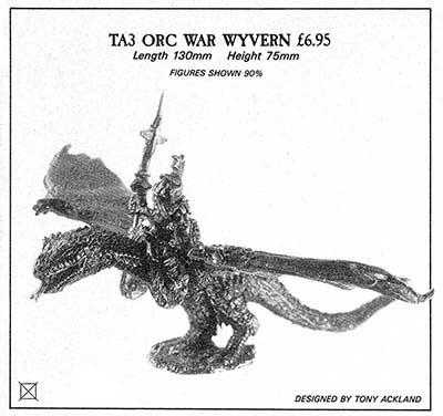 TA3 Orc War Wyvern - 1988 Dragons flyer