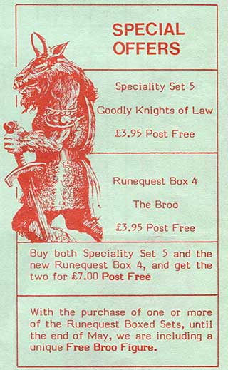 February 1983 Flyer - Broo Offer