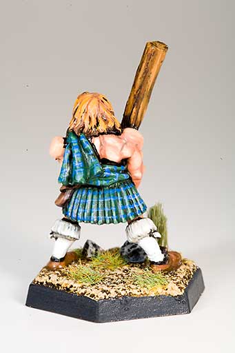 Clansman with Caber