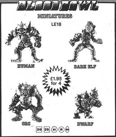 January 1987 Flyer - LE18 Blood Bowl