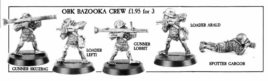 LE22 Orc Bazooka Crew - 1999 Rogue Trader Flyer Part 2