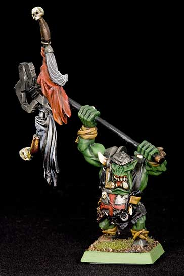 Black Orc Army Standard Bearer