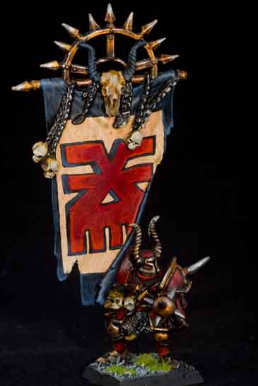 Chaos Army Standard Bearer