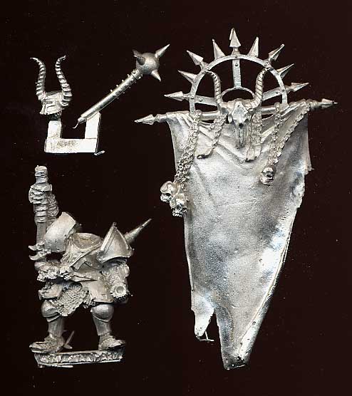 Chaos Army Standard Bearer parts