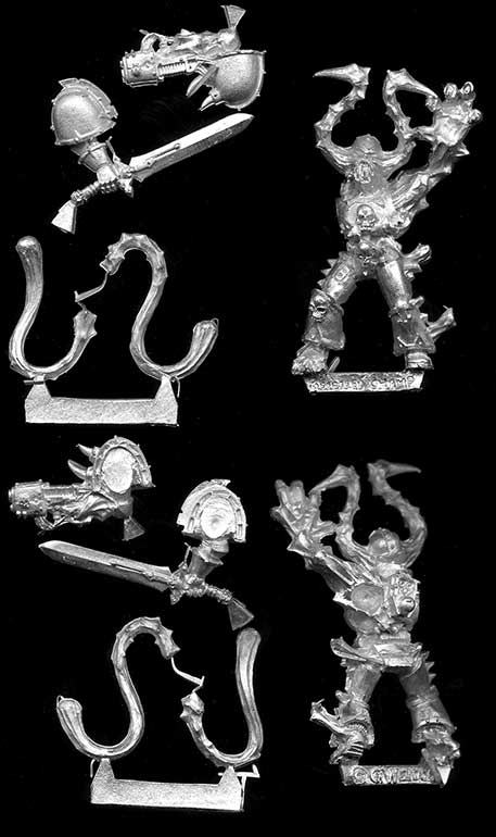 Chaos Space Marines - Aspiring Champion parts