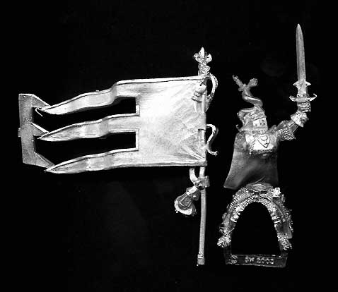 Bretonnian Army Standard Bearer parts