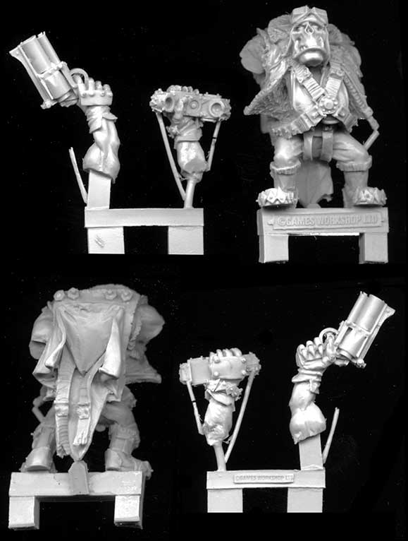 Ork Sqwadron Commander parts