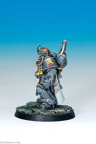 2017 Store Anniversary Primaris Space Marine Captain - Helmeted