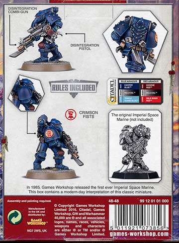 Imperial Space Marine 2016 Box