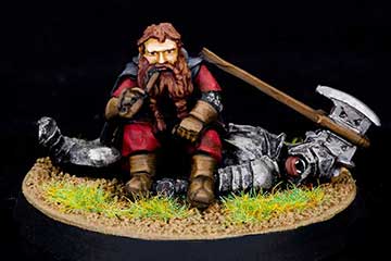 PR19 - Gimli Sitting on Dead Uruk